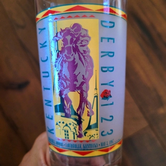 Vintage - Kentucky Derby Mint‎ Julip Glasses Set of 5 - Picture 7 of 8